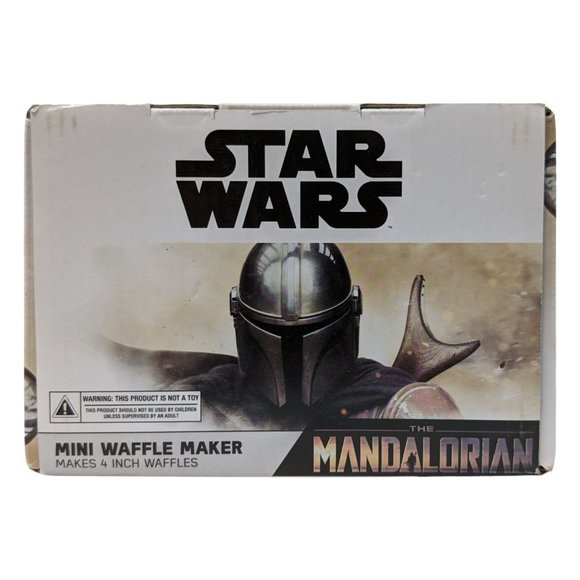 Disney Star Wars The Mandalorian Mini Waffle Maker with 24 Straws - Picture 6 of 13